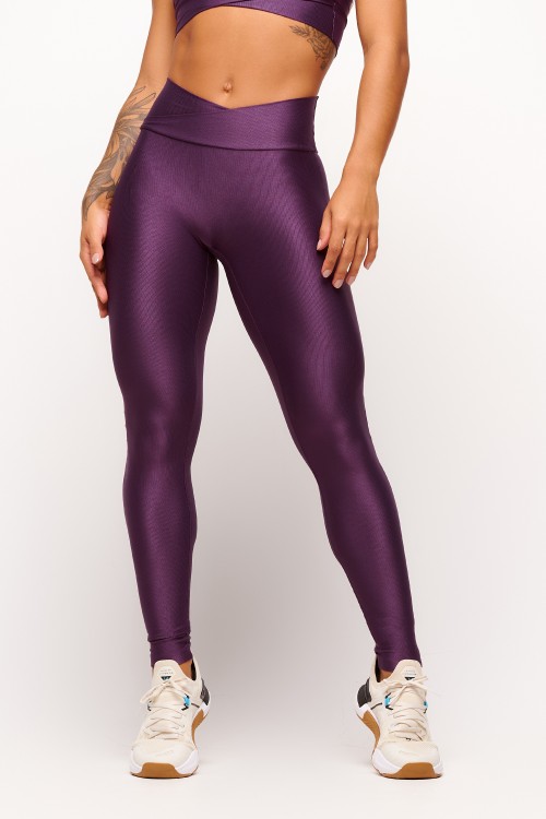 Calça Legging Grape Transpassada Essence