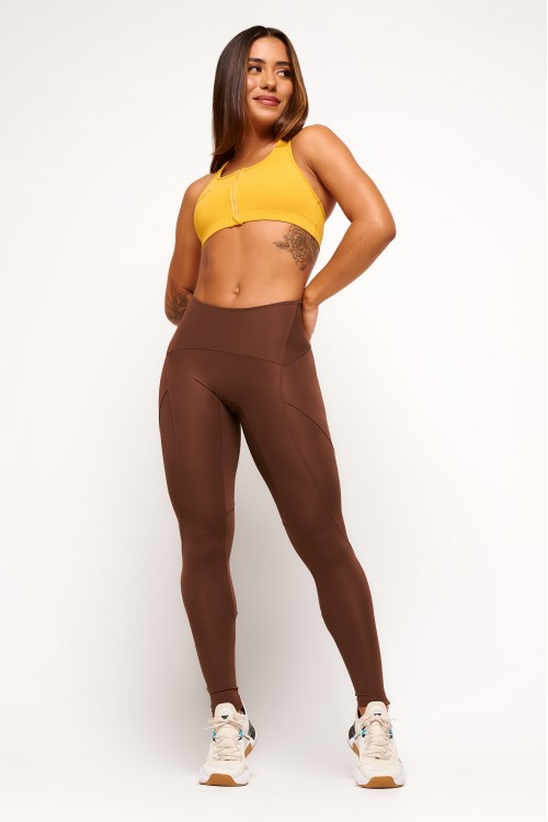 Calça Legging Marrom Hiking