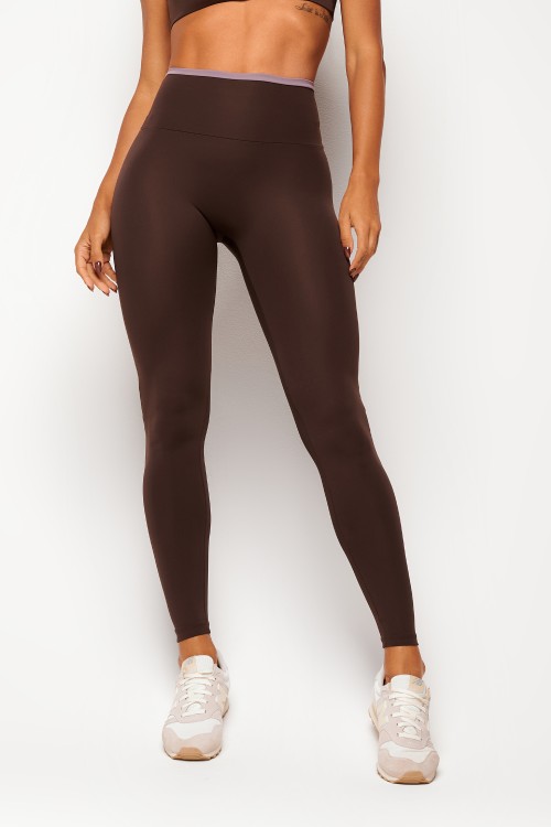 Calça Legging Marrom Ripple