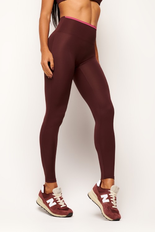 Calça Legging Vinho Ripple