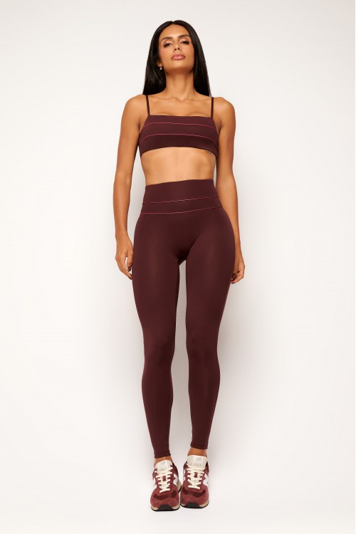 Calça Legging Vinho Flame